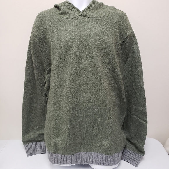 Goodfellow Mens Green Sweater Hoodie Size XL - Picture 1 of 5